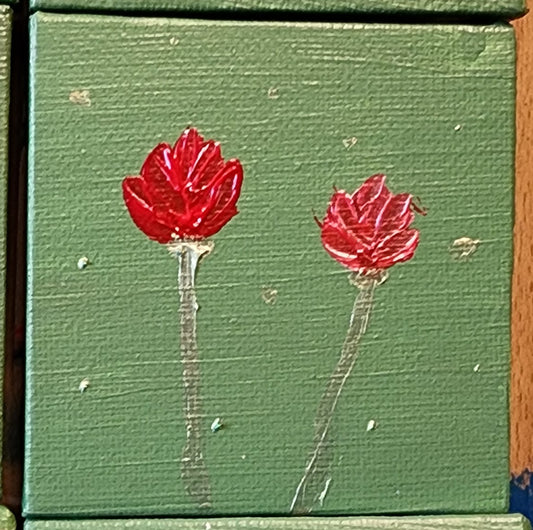 Cottagecore Roses with magnetic backing