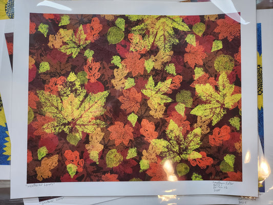 Weathered Leaves print
