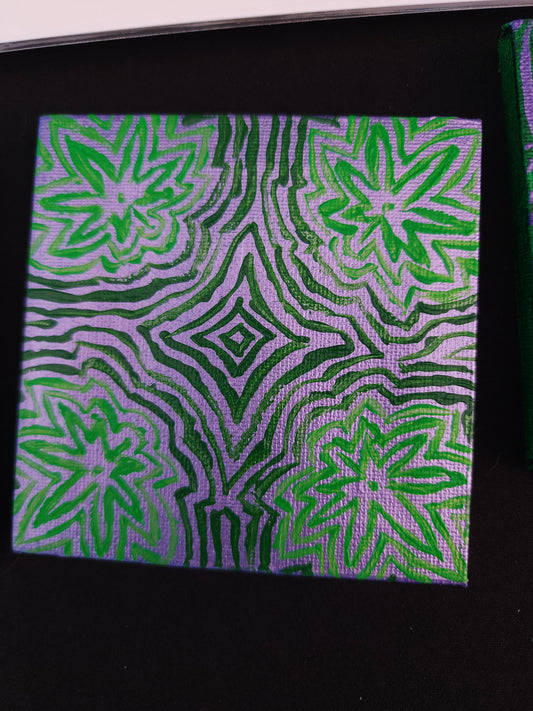 Contour Pot Leaves with magnetic backing